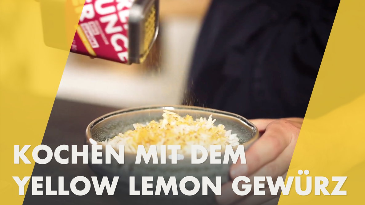 Kochen mit dem Yellow Lemon Reis Gewürz - so würzt du richtig! | Reishunger kocht